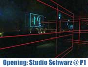 Opening Club Studio Schwarz @ P1- große Opening-Party vom 17.01.-19.01.2013. Im Stüberl tut sich was - Studio Schwarz mit LED-Videopanels, Livebühne und 6 riesige Screens. Infos und Video  (©Foto: Martin Schmitz)